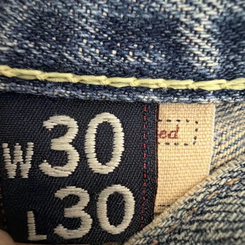 Vintage Abercrombie & Fitch Mens Jeans 30x30 Distressed Ripped Button Fly Y2K⁠